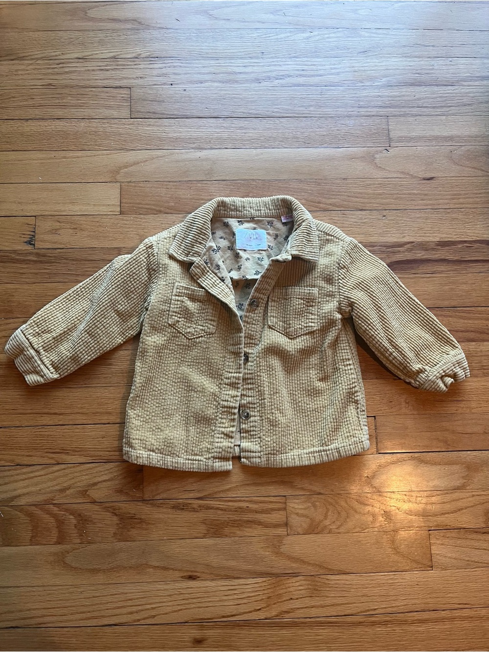 Zara corduroy baby girl toddler jacket 3-4 yrs old
